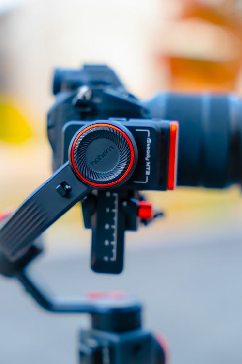 Close-up of a Camera on a Stabilizer 