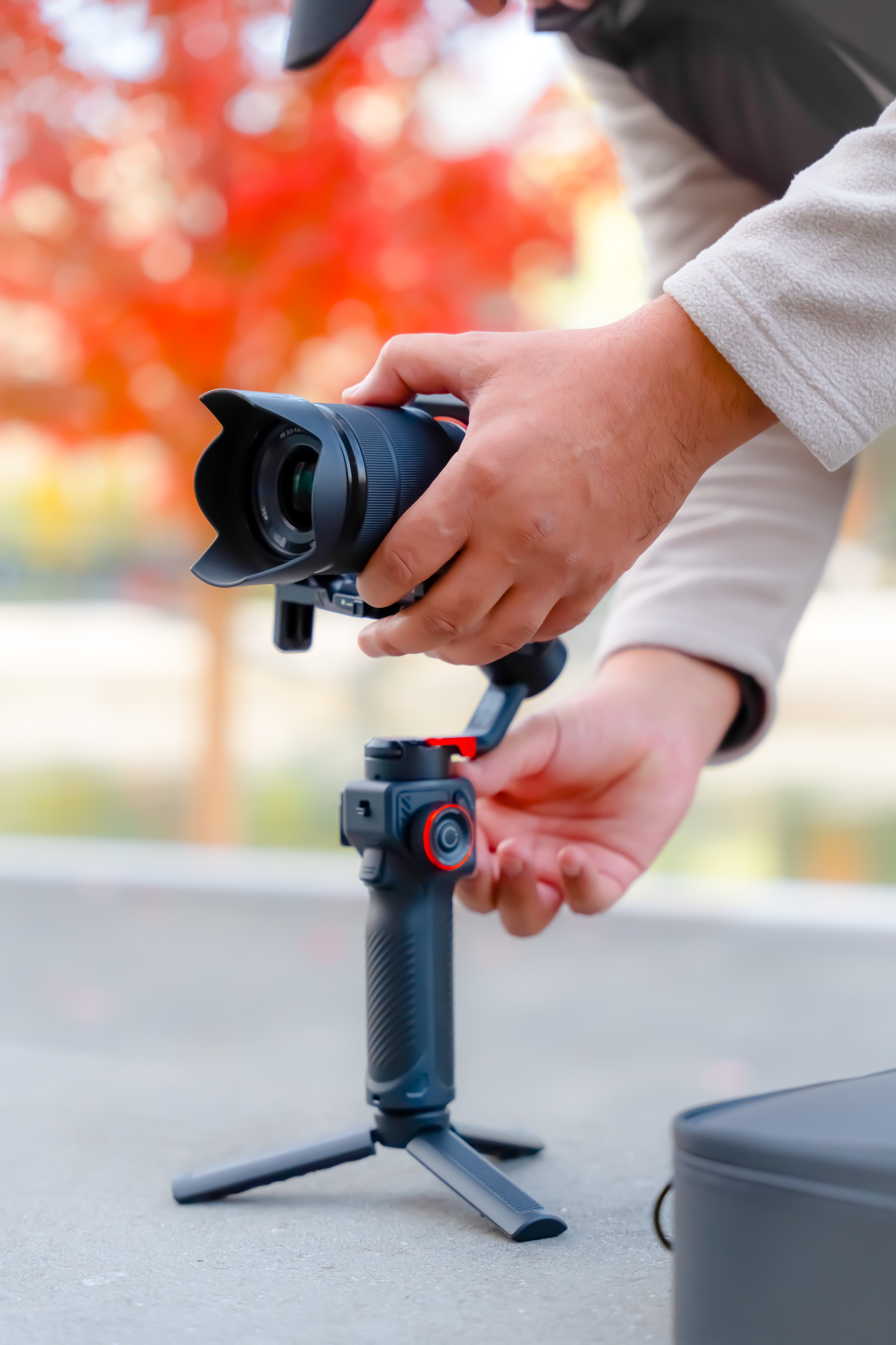 Man Holding a Camcorder ?? Free Stock Photo
