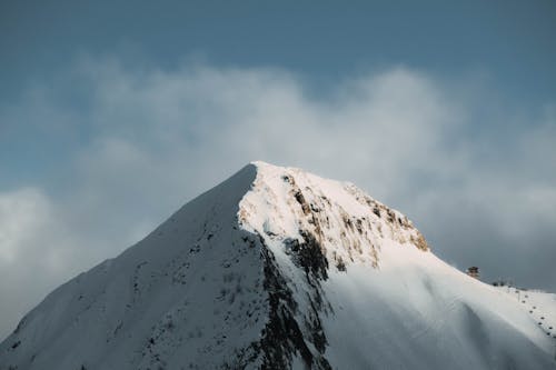 Бесплатное стоковое фото с Аэрофотосъемка, гора, зима