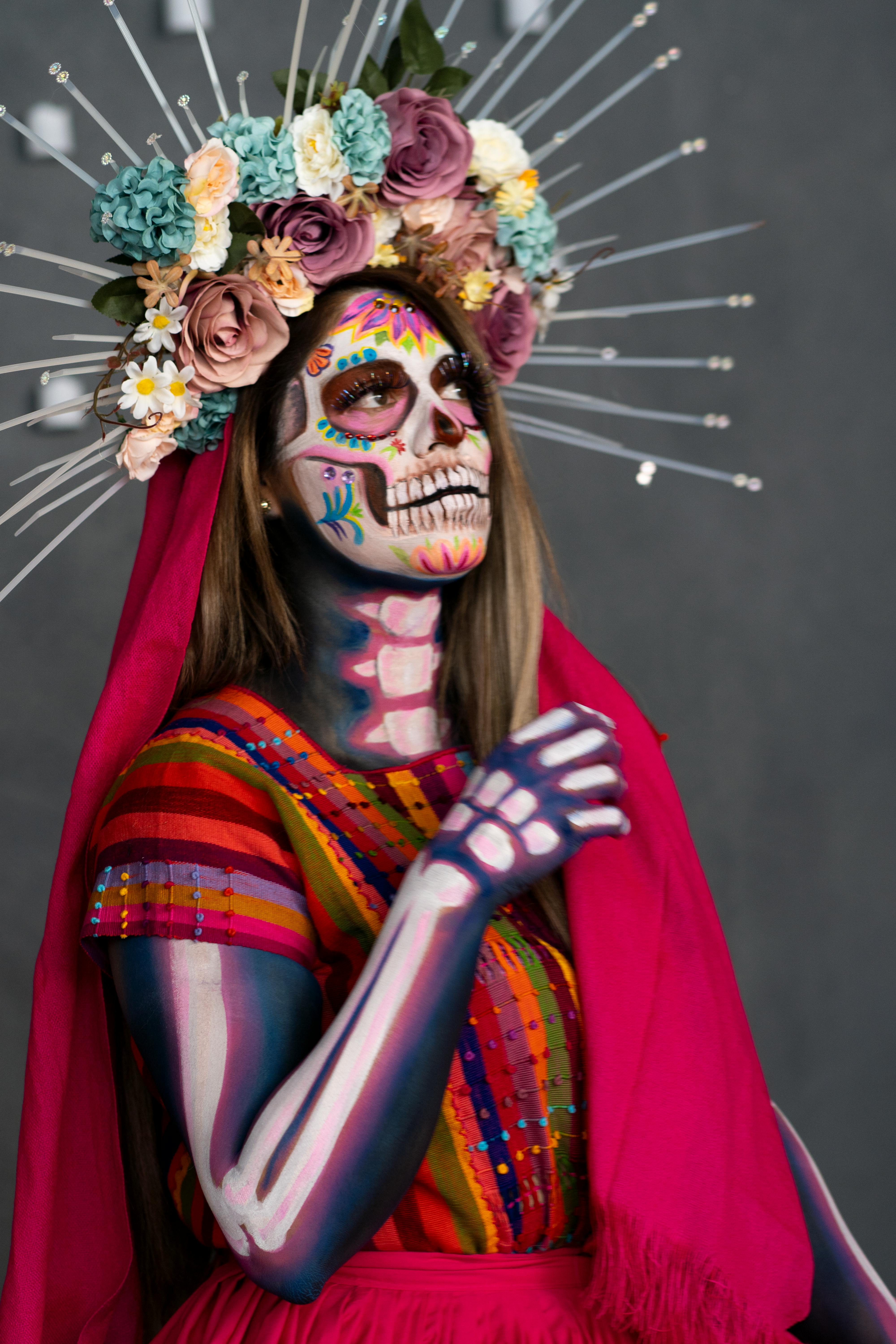 catrina portrait for dia de muertos