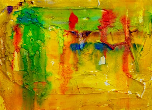 Разноцветная абстрактная живопись