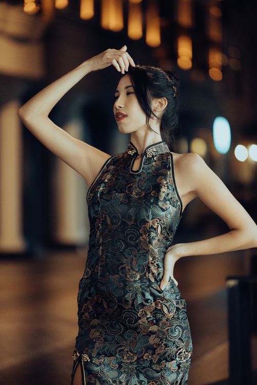 formal modest dress for women High neck maxi dress formal | Modest evening dresses