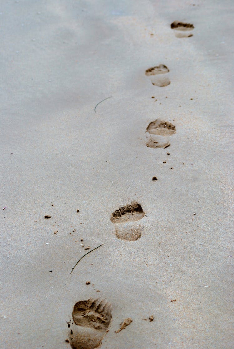 Footprints On Sand