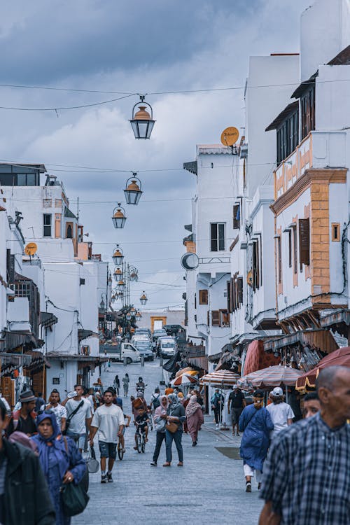 Busy Street in City