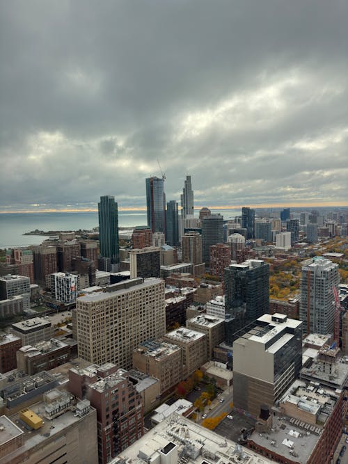 無料 シカゴ, シティ, 垂直ショットの無料の写真素材 写真素材