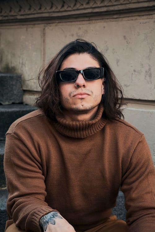 Portrait of Man in Sunglasses