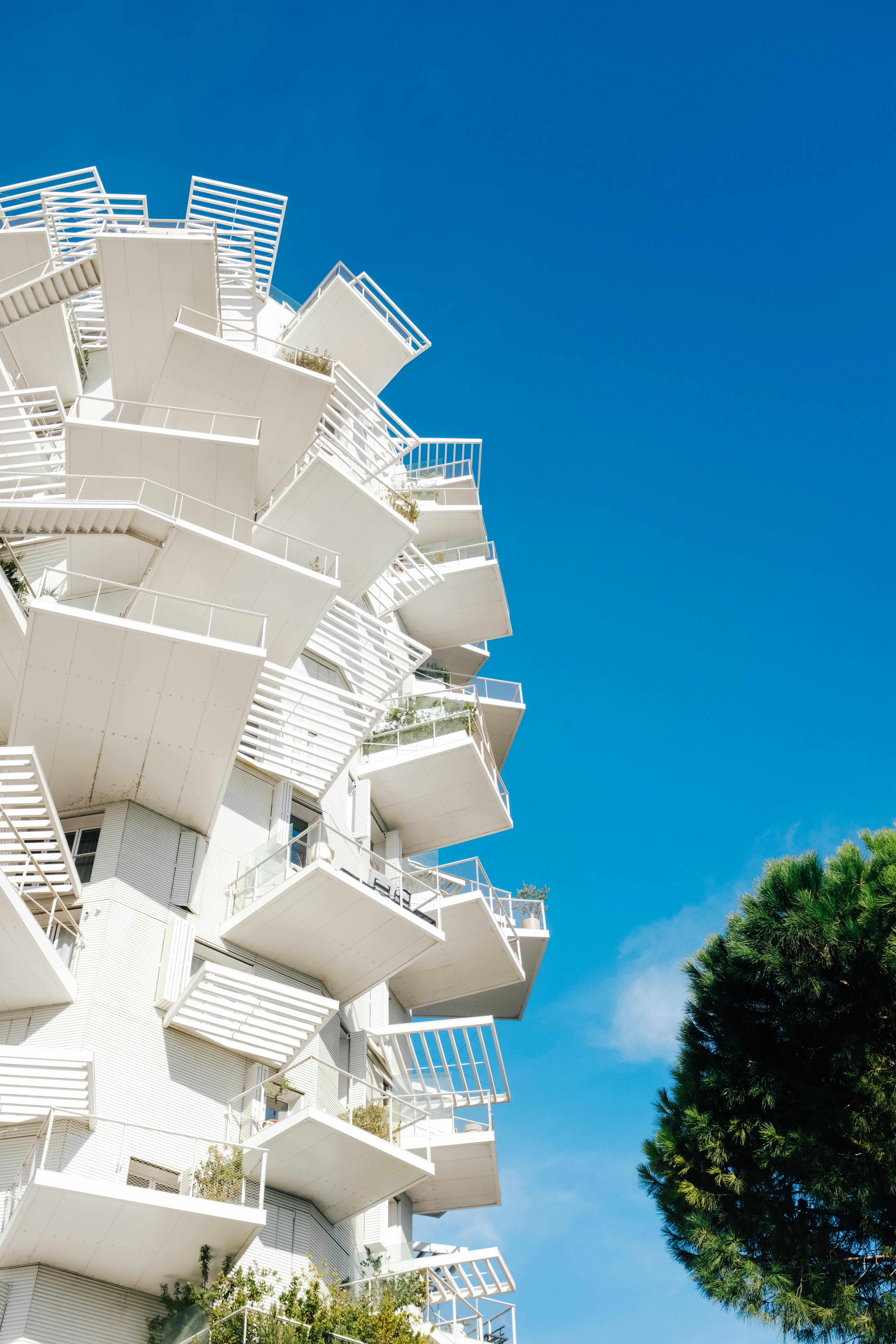 modern building of l arbre blanc in montpelier