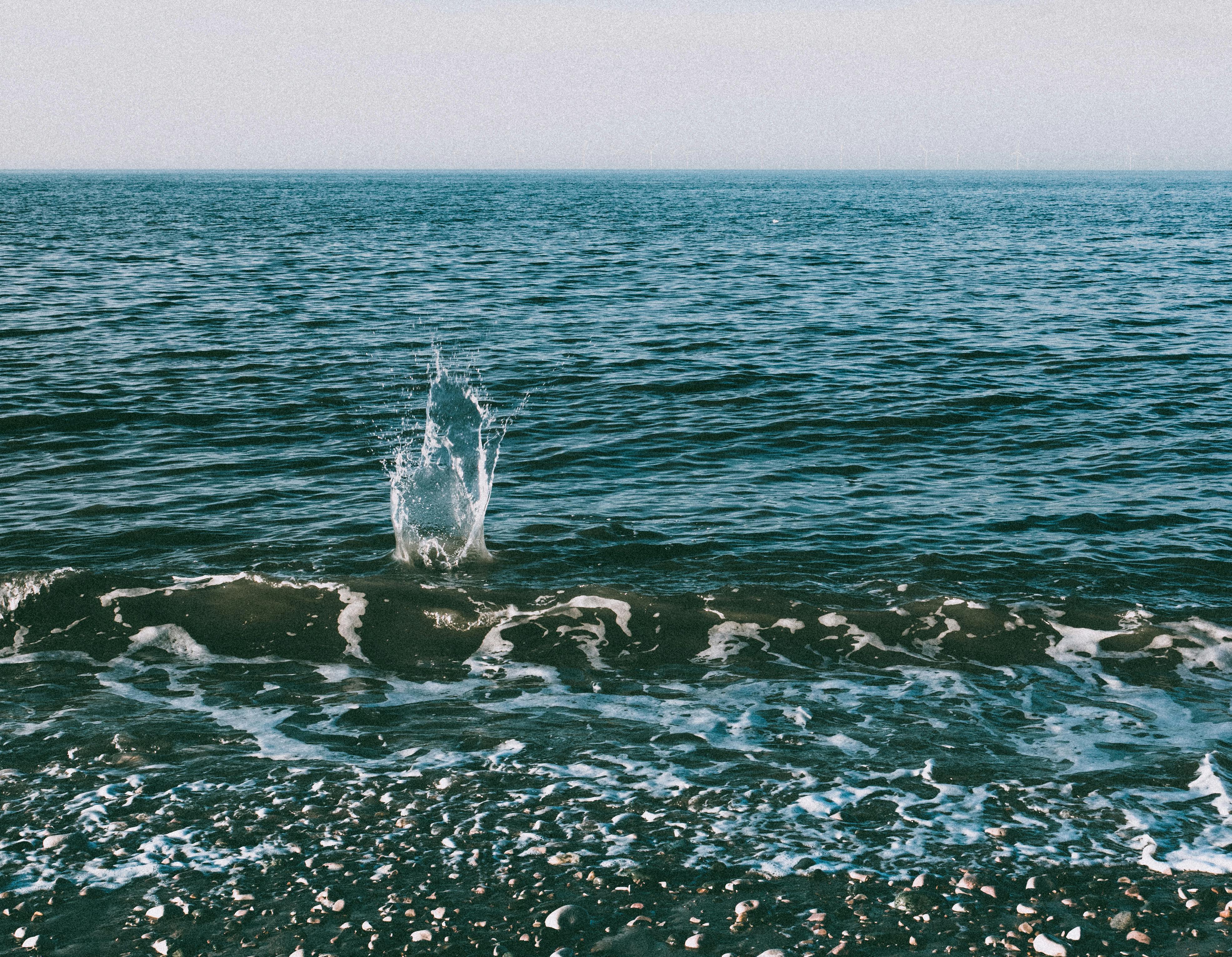 Water Splash On Ocean · Free Stock Photo