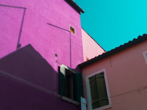 Purple Painted Wall