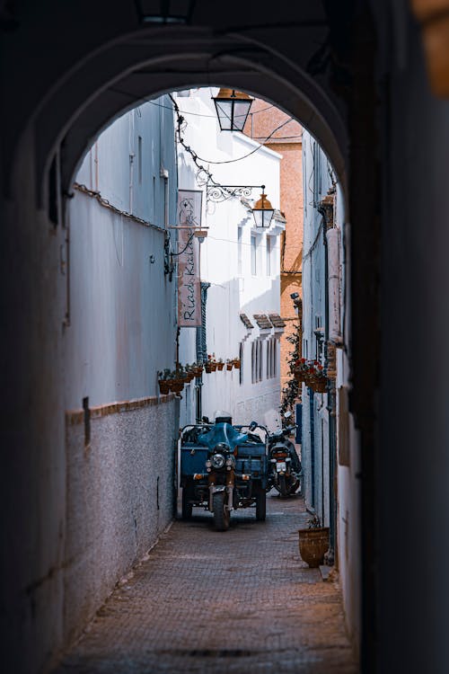 Narrow Arched Passage