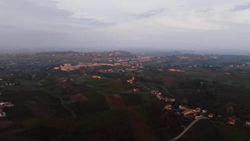 Aerial View of Countryside