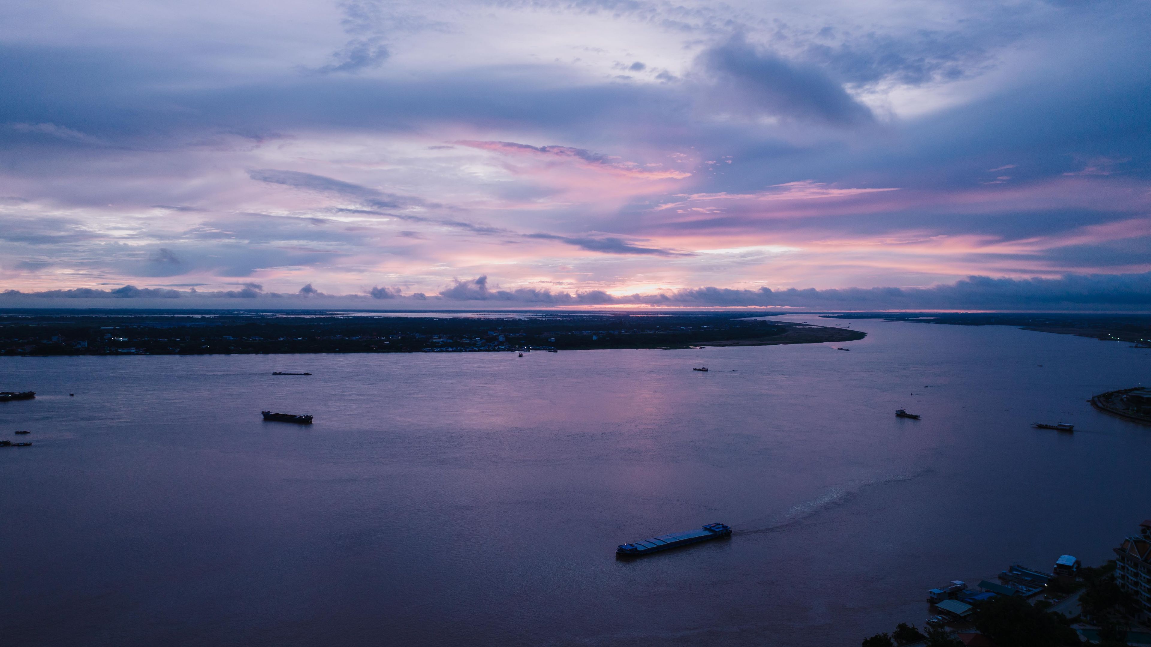 Kratie Mekong River morning