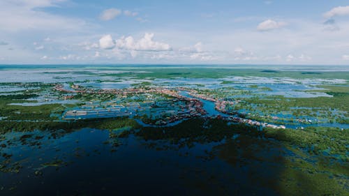 Foto stok gratis danau, dataran, Desa