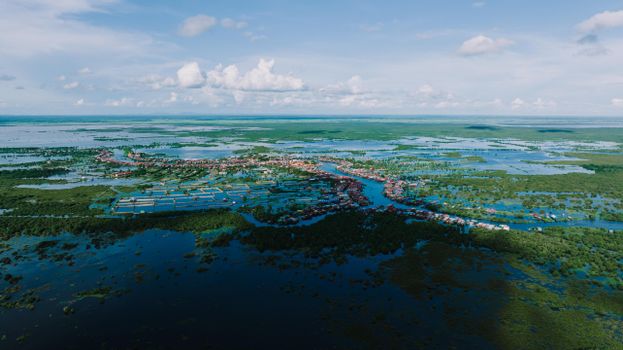 Tonle Sap floating village — Siem Reap