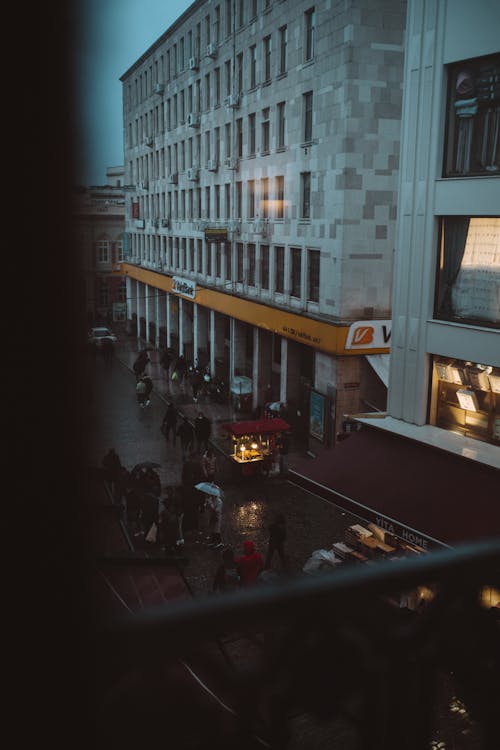 Foto profissional grátis de andando, centro da cidade, chuva