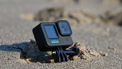 GoPro Camera on Sand