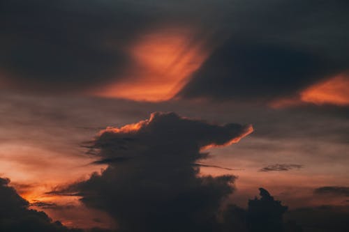 Dramatic Clouds at Sunset