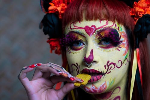 Painted Face of Catrina