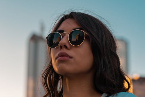 Woman Wearing Sunglasses 