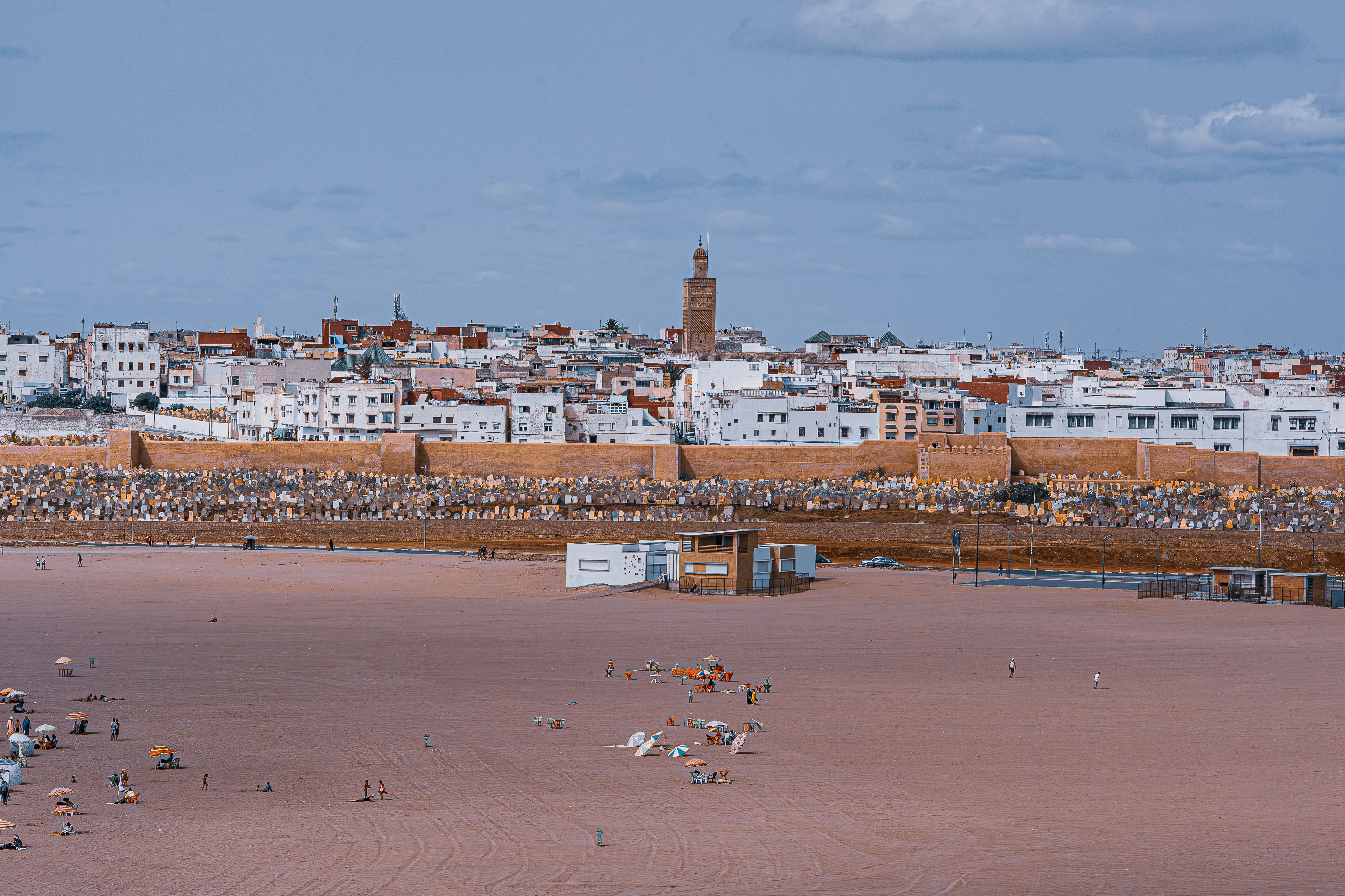 Beach and Cityscape of Rabat · Free Stock Photo