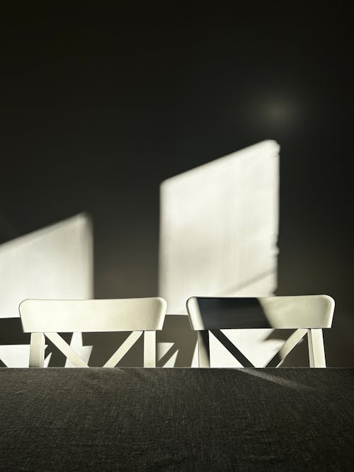 White Chairs in a Shadow 