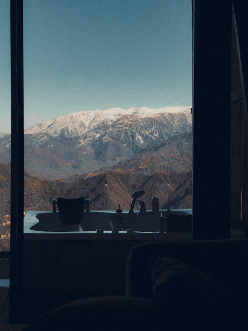 cam, camlar, dağlar içeren Ücretsiz stok fotoğraf