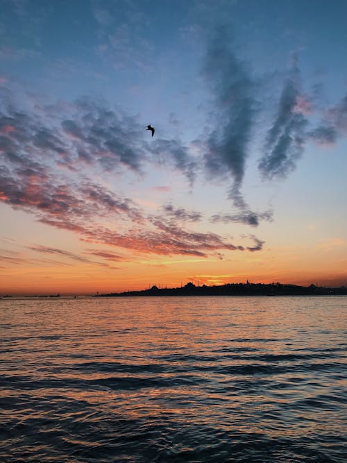 Seascape and Cloudscape at Dusk