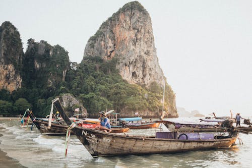 Two Brown Boats