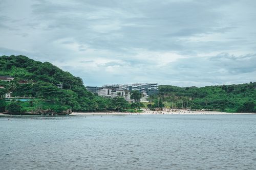 Free Explore the lush seaside landscape in Malay, Philippines. Perfect for travel inspiration. Stock Photo