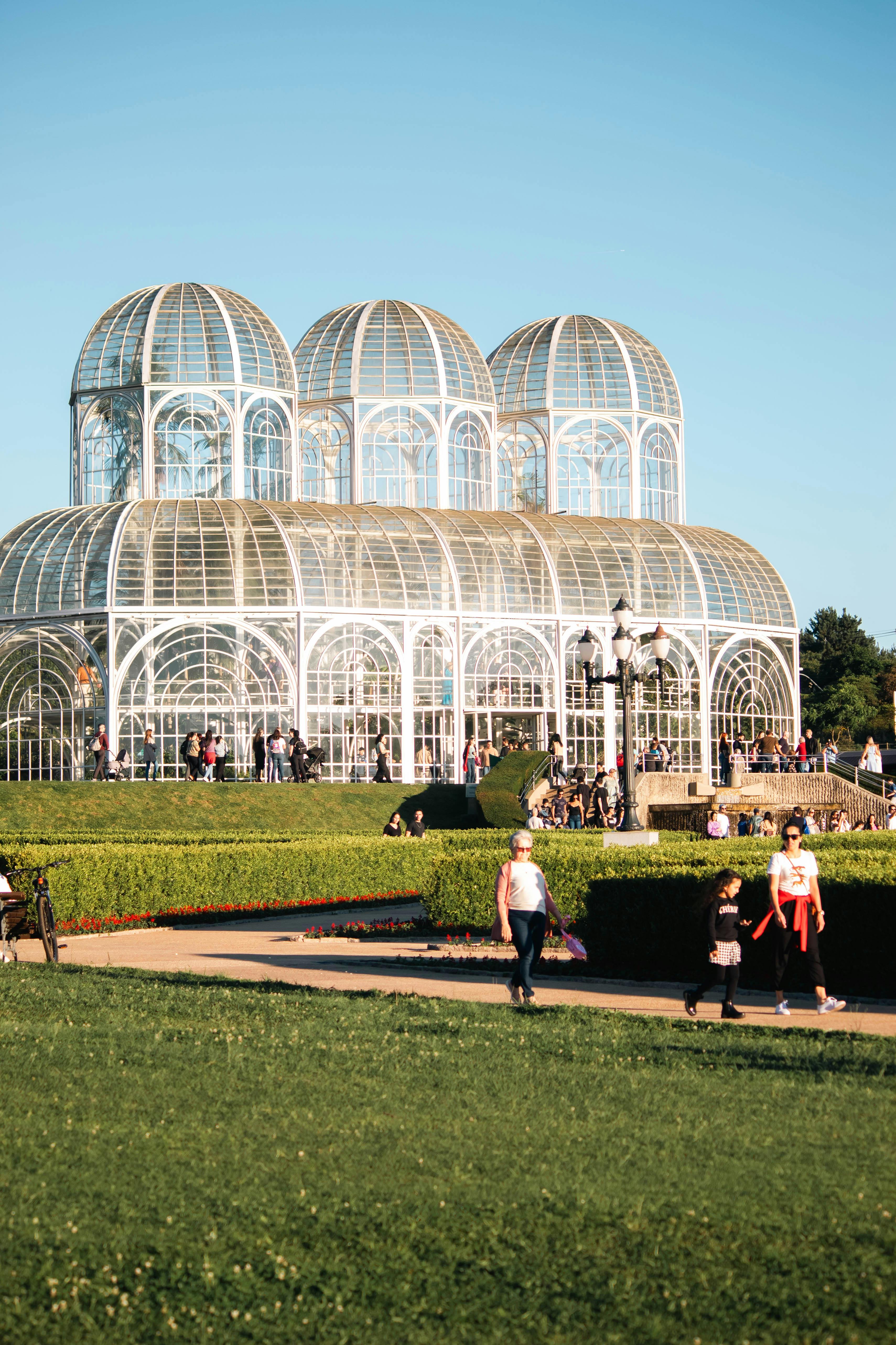 Glasshouse in Botanical Garden of Curitiba in Brazil · Free Stock Photo