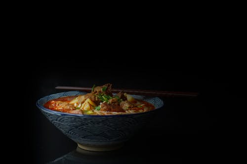 Soup Served on Bowl