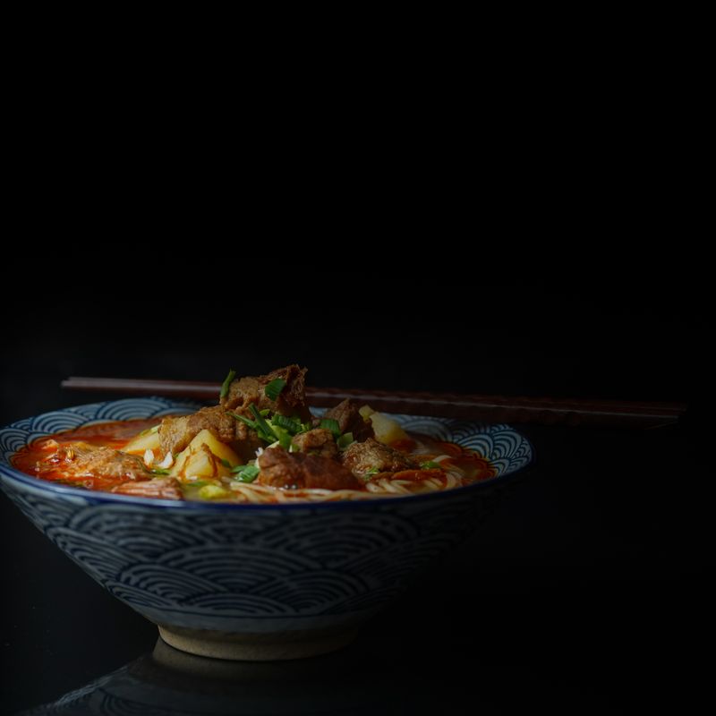 Quick Soy Ginger Cod Noodle Soup