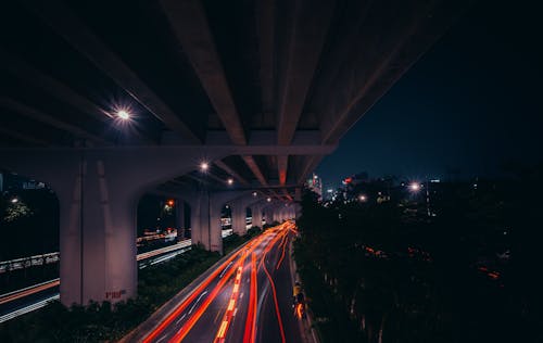 光跡, 城市, 城市街道 的 免费素材图片