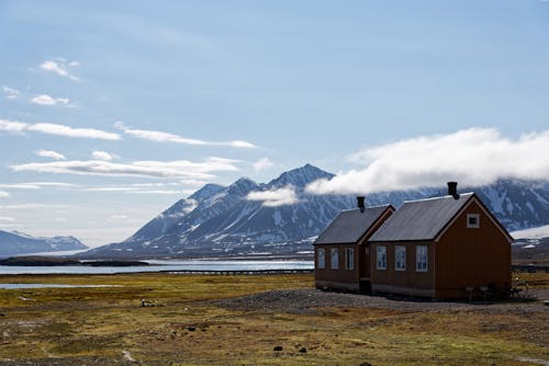 Foto stok gratis cottage, dingin, fjord