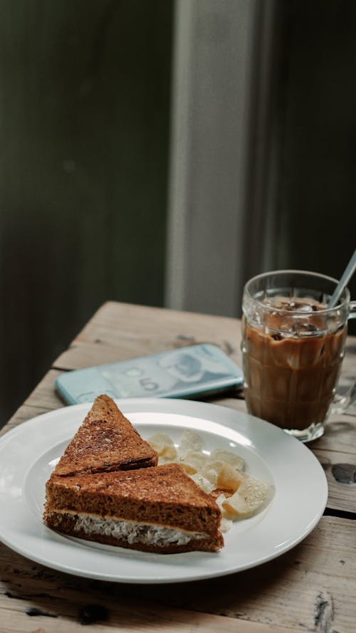 Toast and Coffee Served For Breakfast