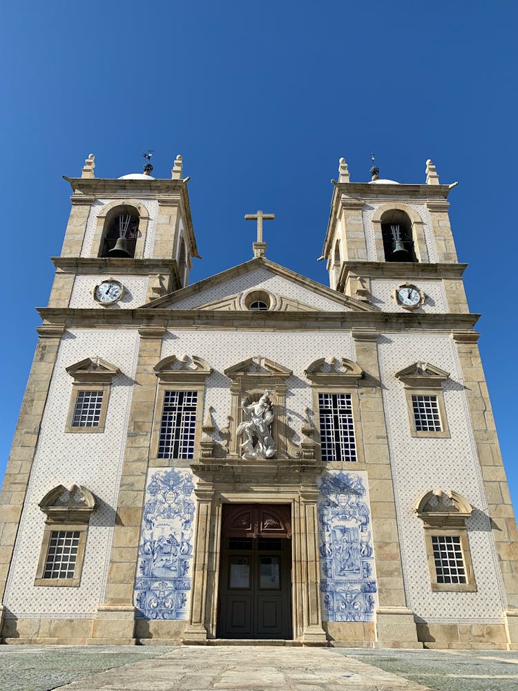 Facade Of Church In Oliveira De Azemeis