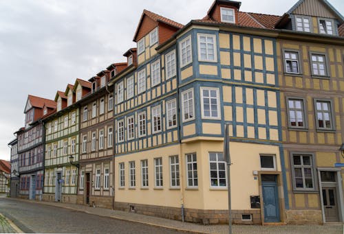 Medieval Tenements in Halberstadt in Germany