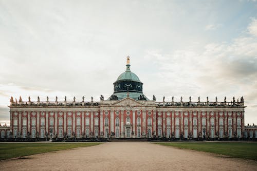 Facade of New Palace in Potsdam, Germany