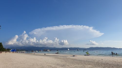 Free Beach Cloud in Boracayh Stock Photo