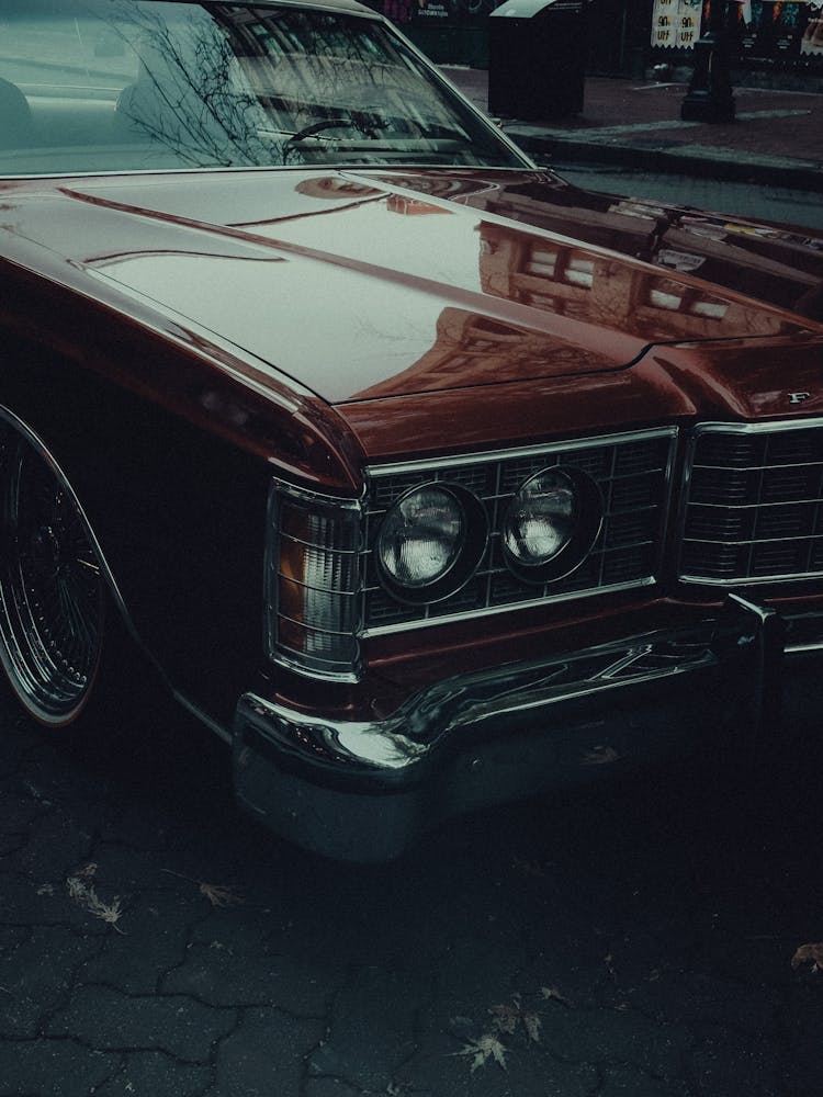 A Ford LTD Parked On The Street