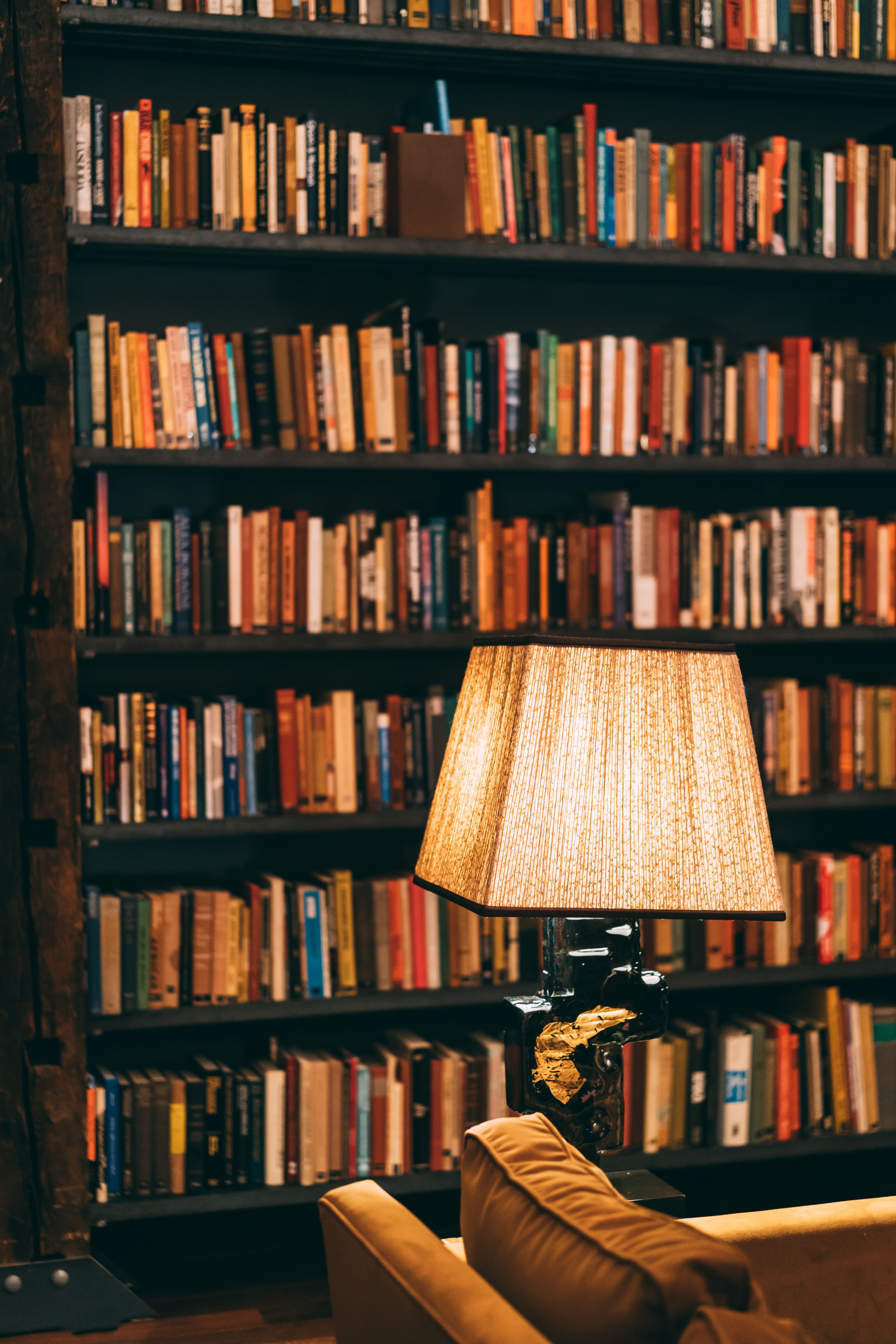 estantes de libros aesthetic