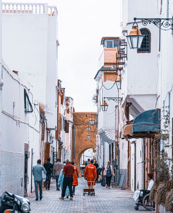 Tetouan Mellah Jewish quarter medina alley