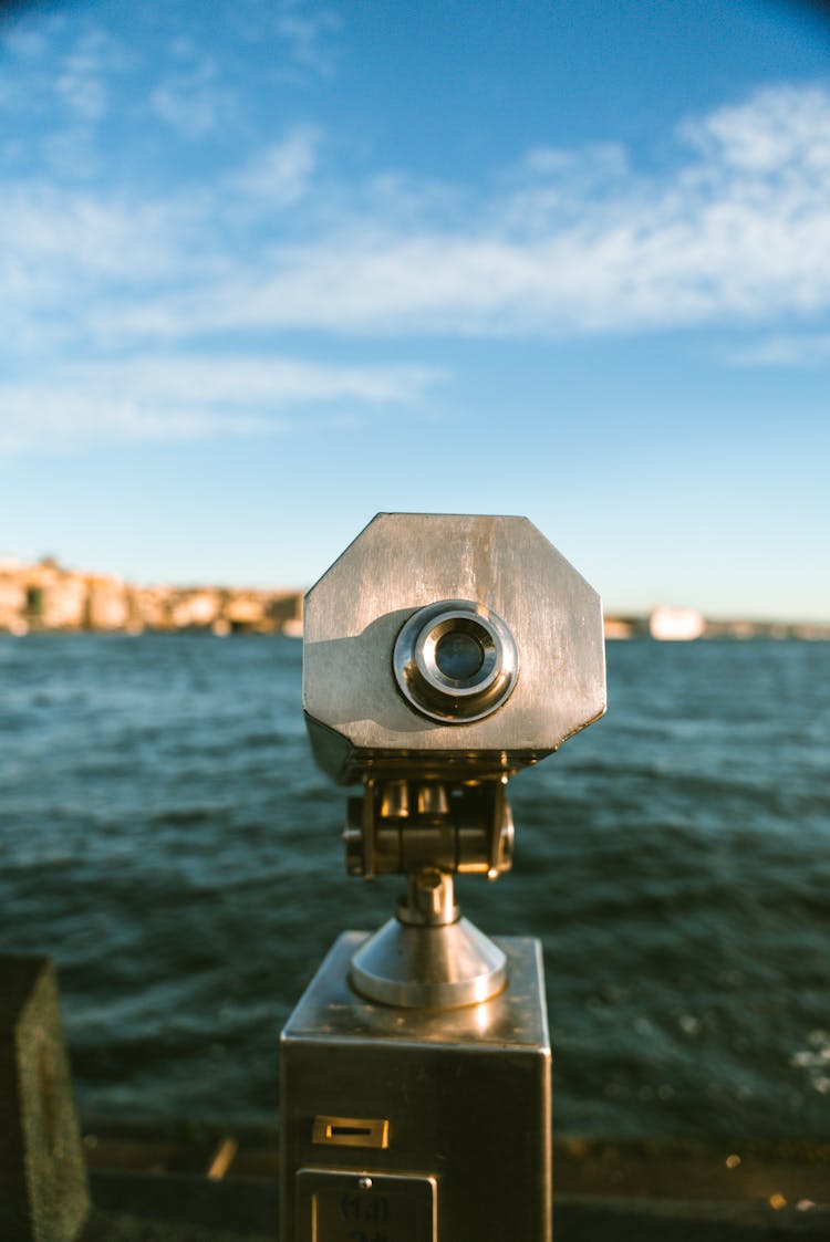 Coin Operated Tower Viewer On The Pier