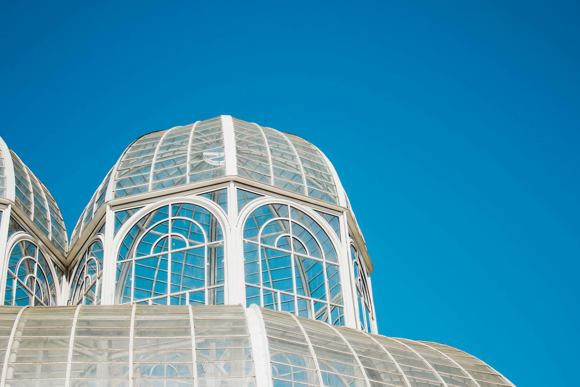 Glass Roof of the Botanical Garden of Curitiba Brazil