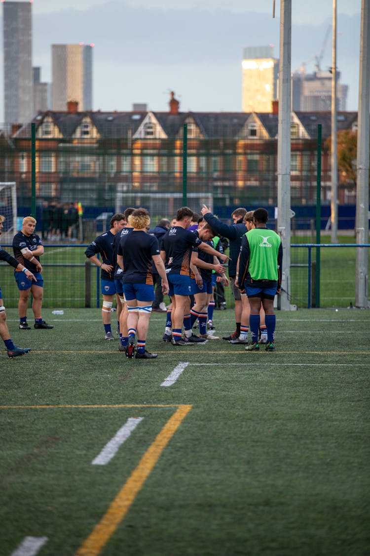 Rugby Players In Training