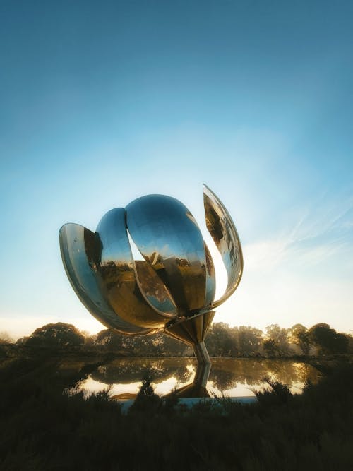 Free Floralis Generica in Buenos Aires, Argentina Stock Photo