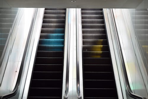 Escalator in a Subway Station 