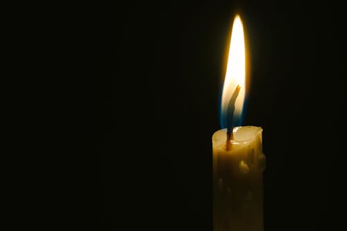 Free stock photo of burning candle