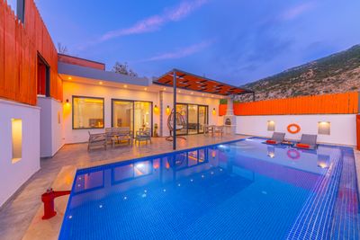 Resort Pool Evening