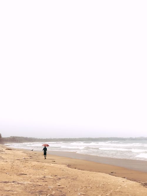 Free Seaside walk Stock Photo